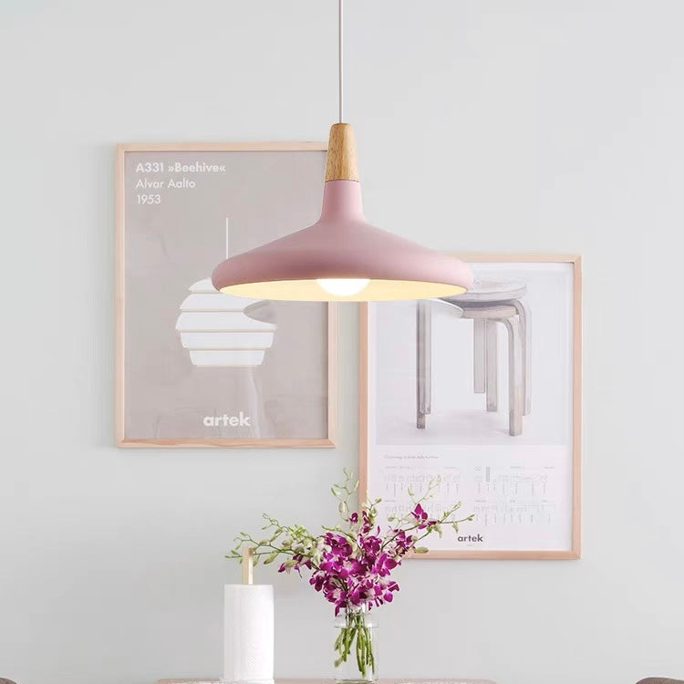 Macaron Wooden Pendant Light