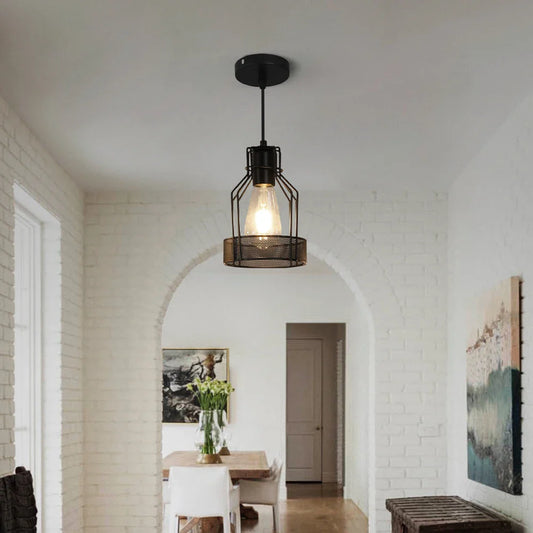 Vintage Black Island Fixture