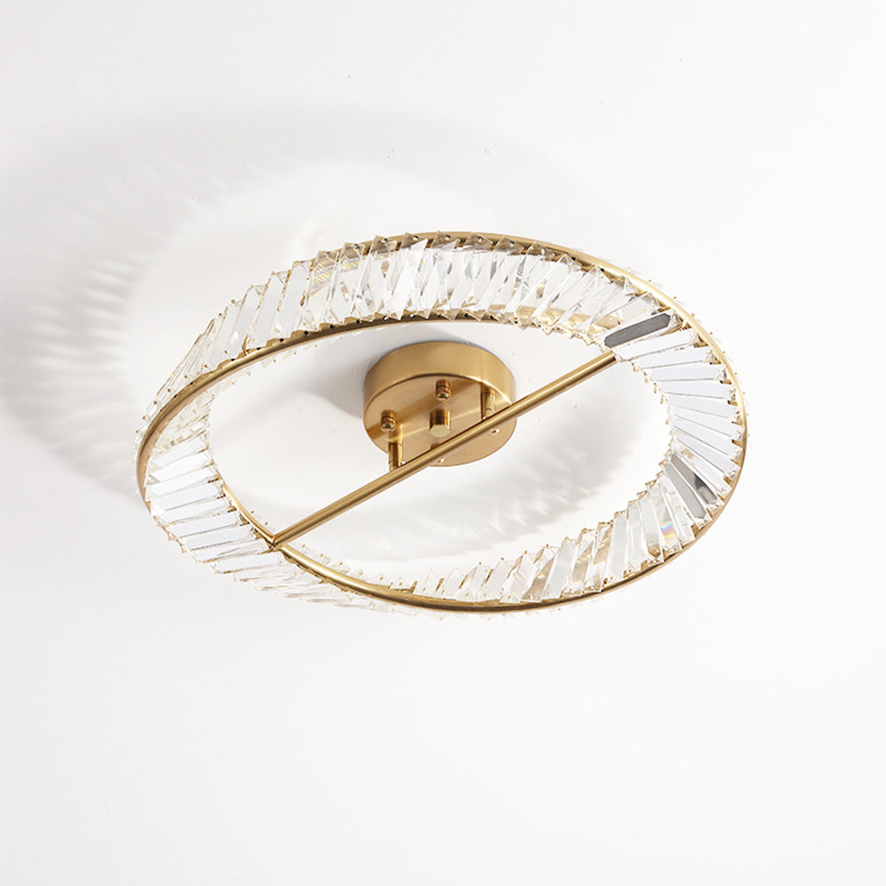 Crystal Glow LED Ceiling Light