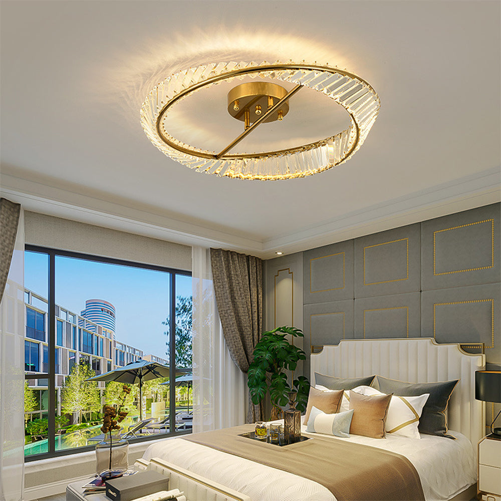 Crystal Glow LED Ceiling Light