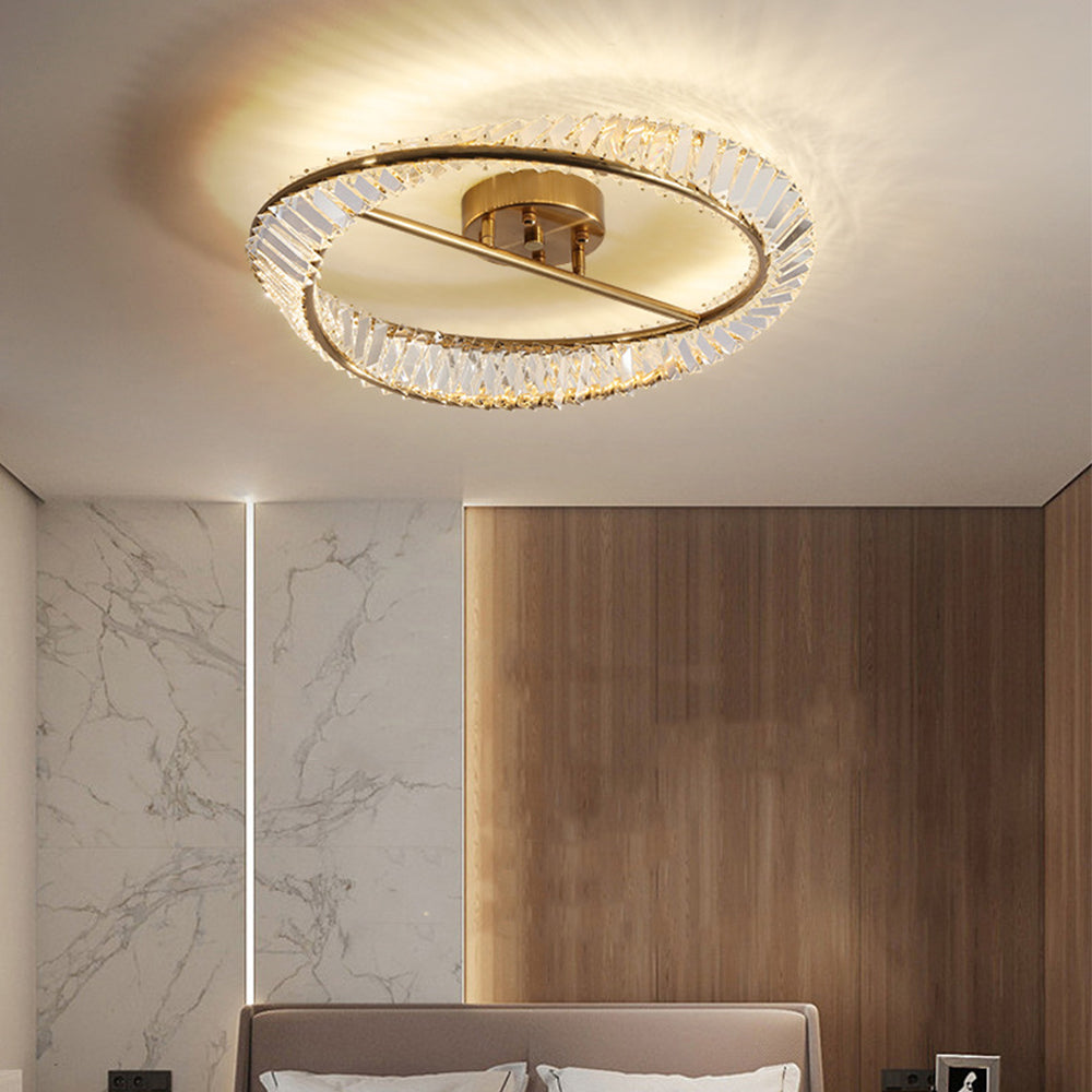Crystal Glow LED Ceiling Light