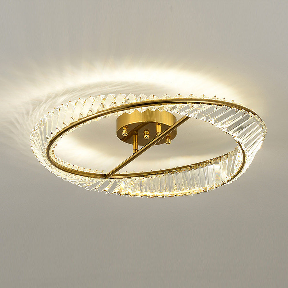 Crystal Glow LED Ceiling Light
