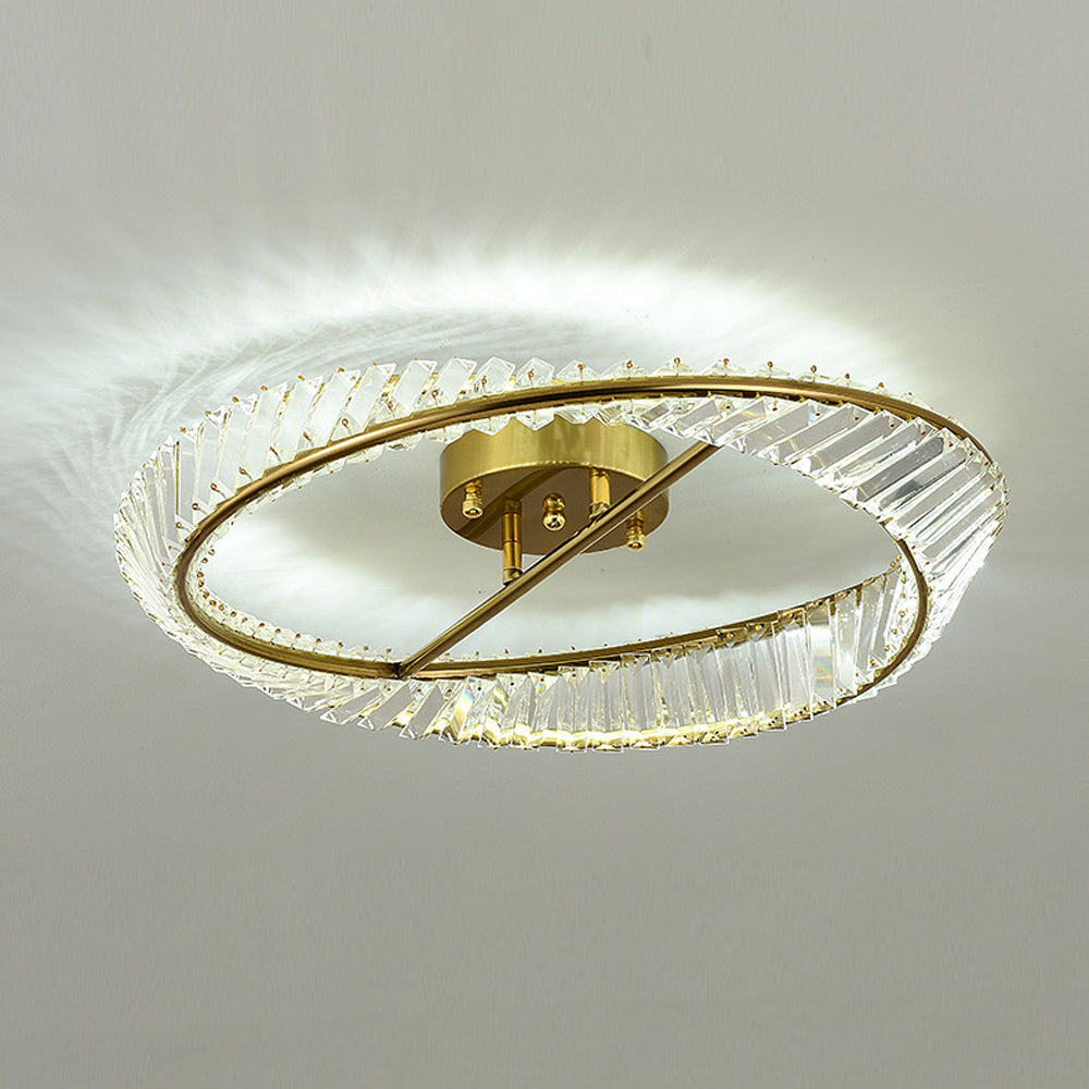Crystal Glow LED Ceiling Light