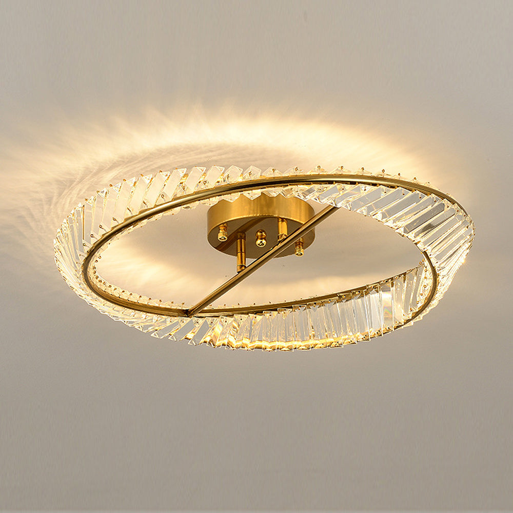 Crystal Glow LED Ceiling Light