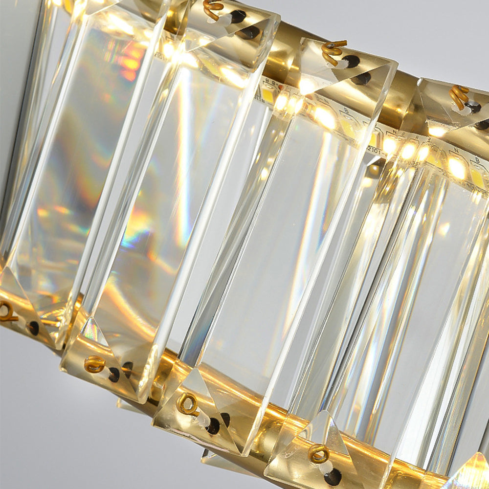 Crystal Glow LED Ceiling Light