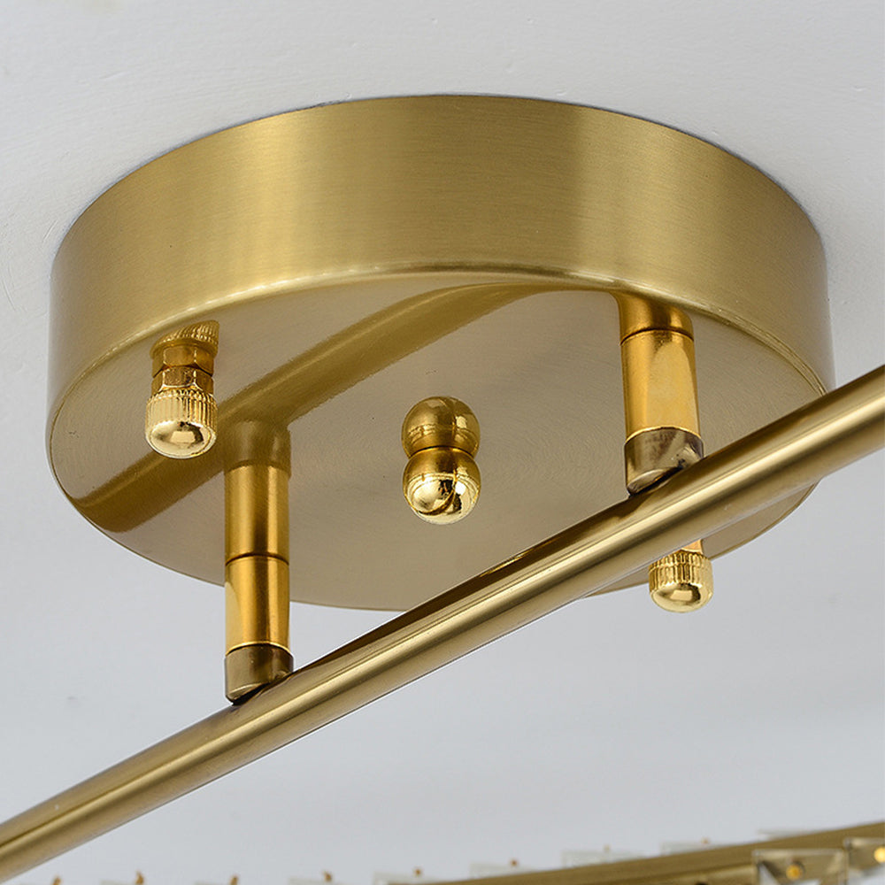 Crystal Glow LED Ceiling Light