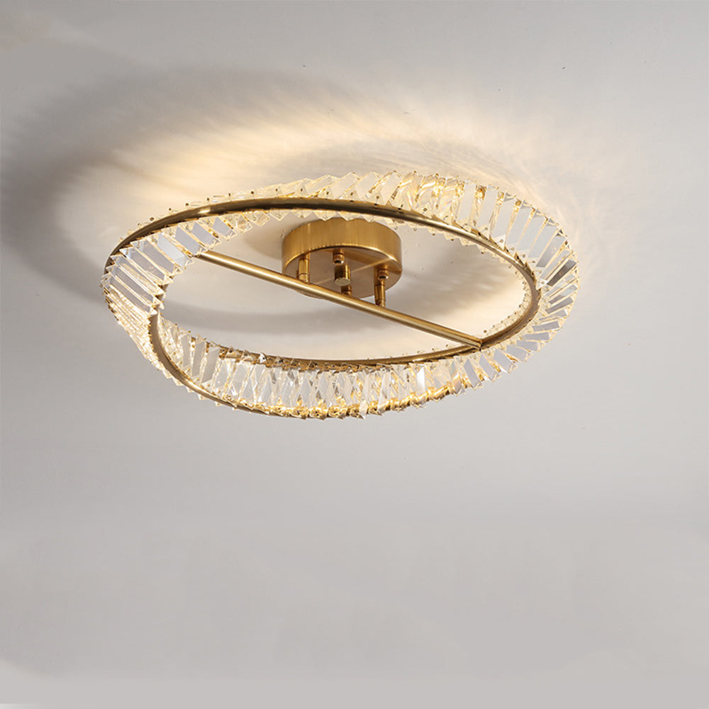 Crystal Glow LED Ceiling Light