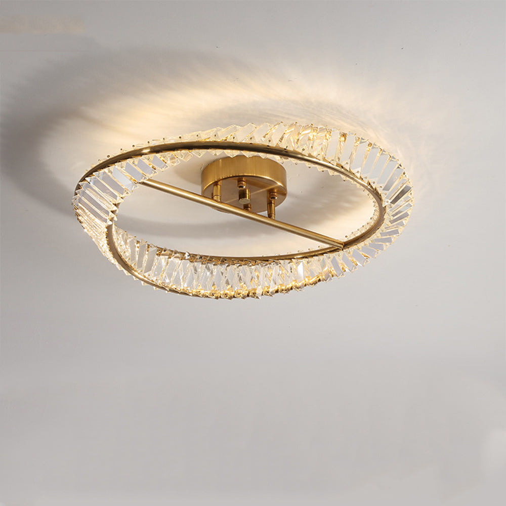 Crystal Glow LED Ceiling Light