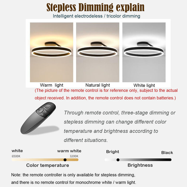 Slim Nordic Ceiling Light