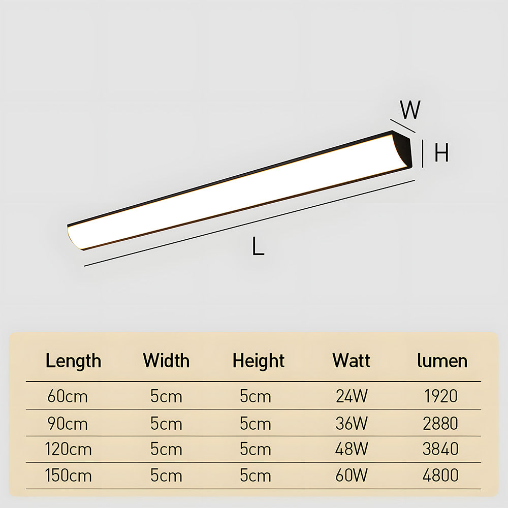 Sleek Waterproof Wall Lamp