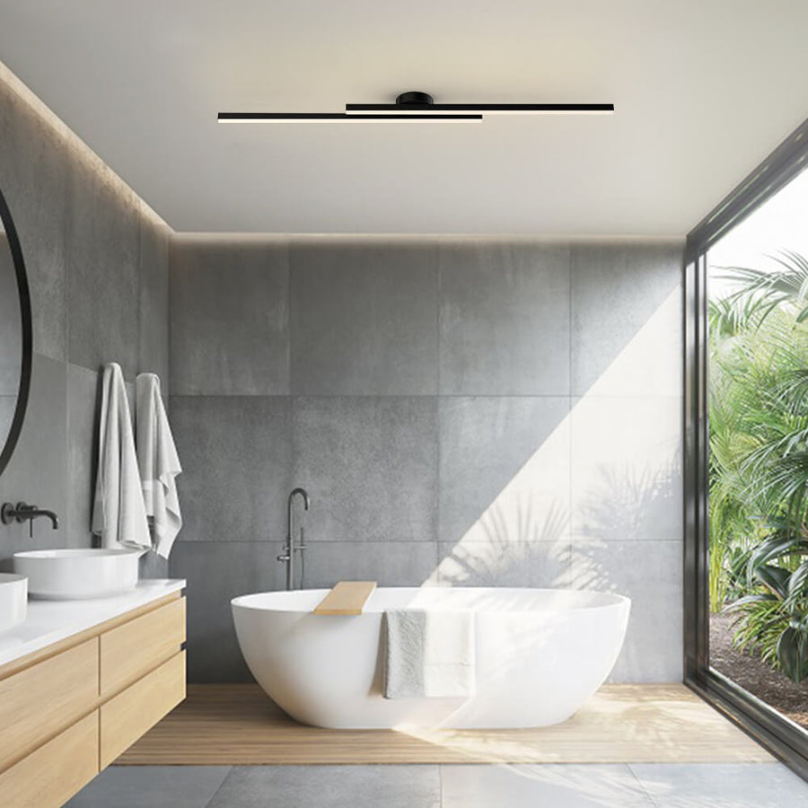 Elongated Aluminum LED Ceiling Light