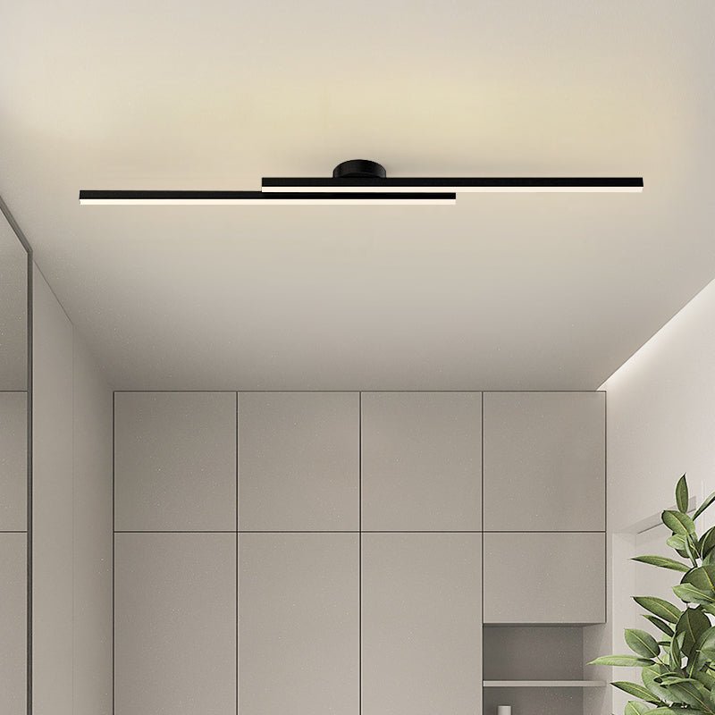 Elongated Aluminum LED Ceiling Light