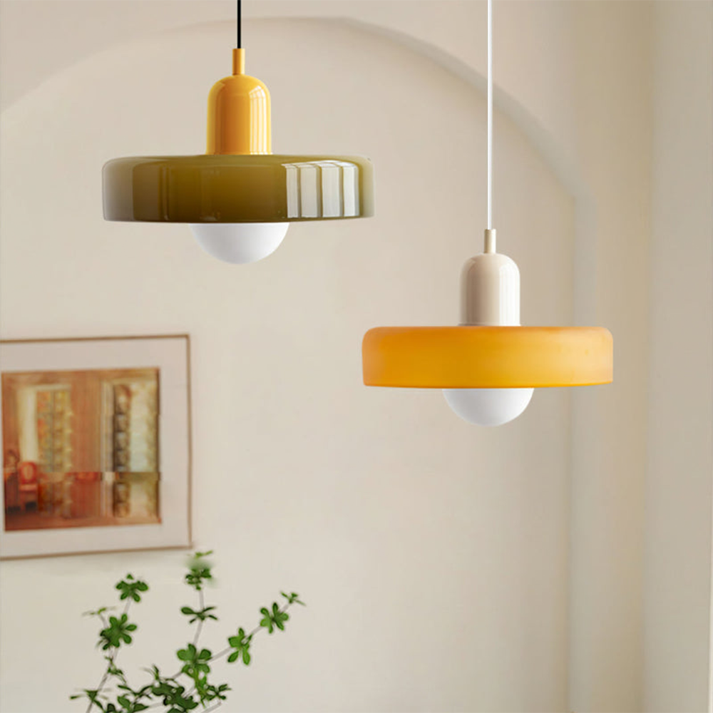 Glass Art Pendant Light