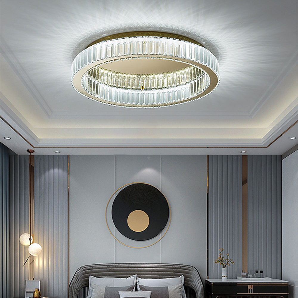 Elegant Crystal Halo Light