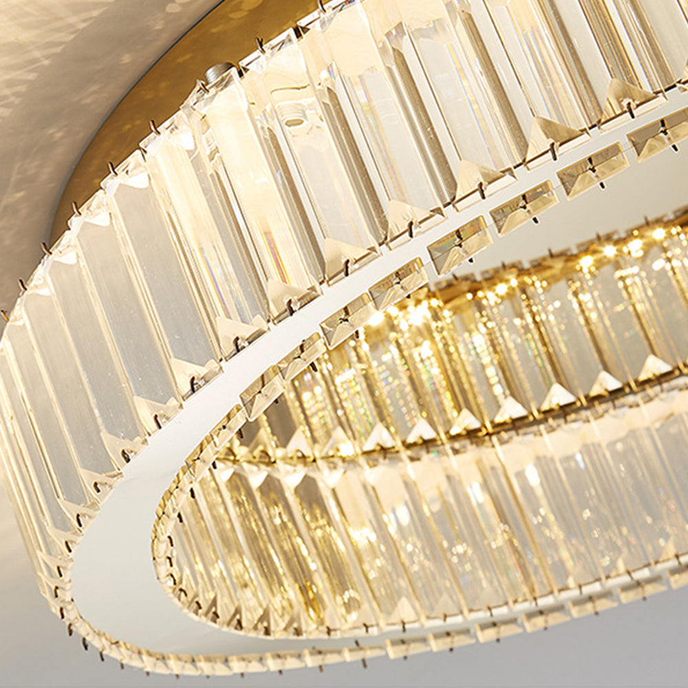Elegant Crystal Halo Light