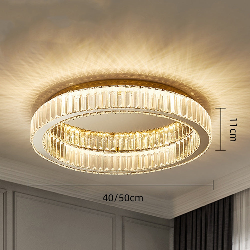 Elegant Crystal Halo Light