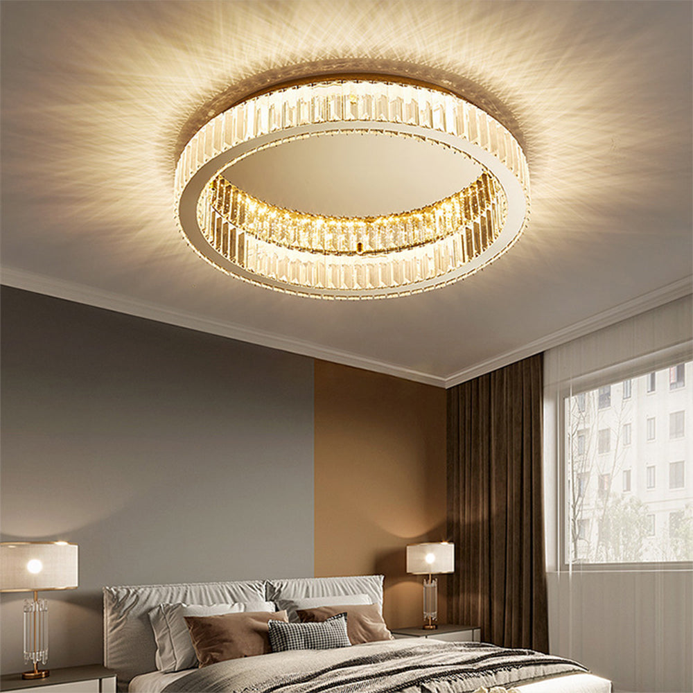 Elegant Crystal Halo Light