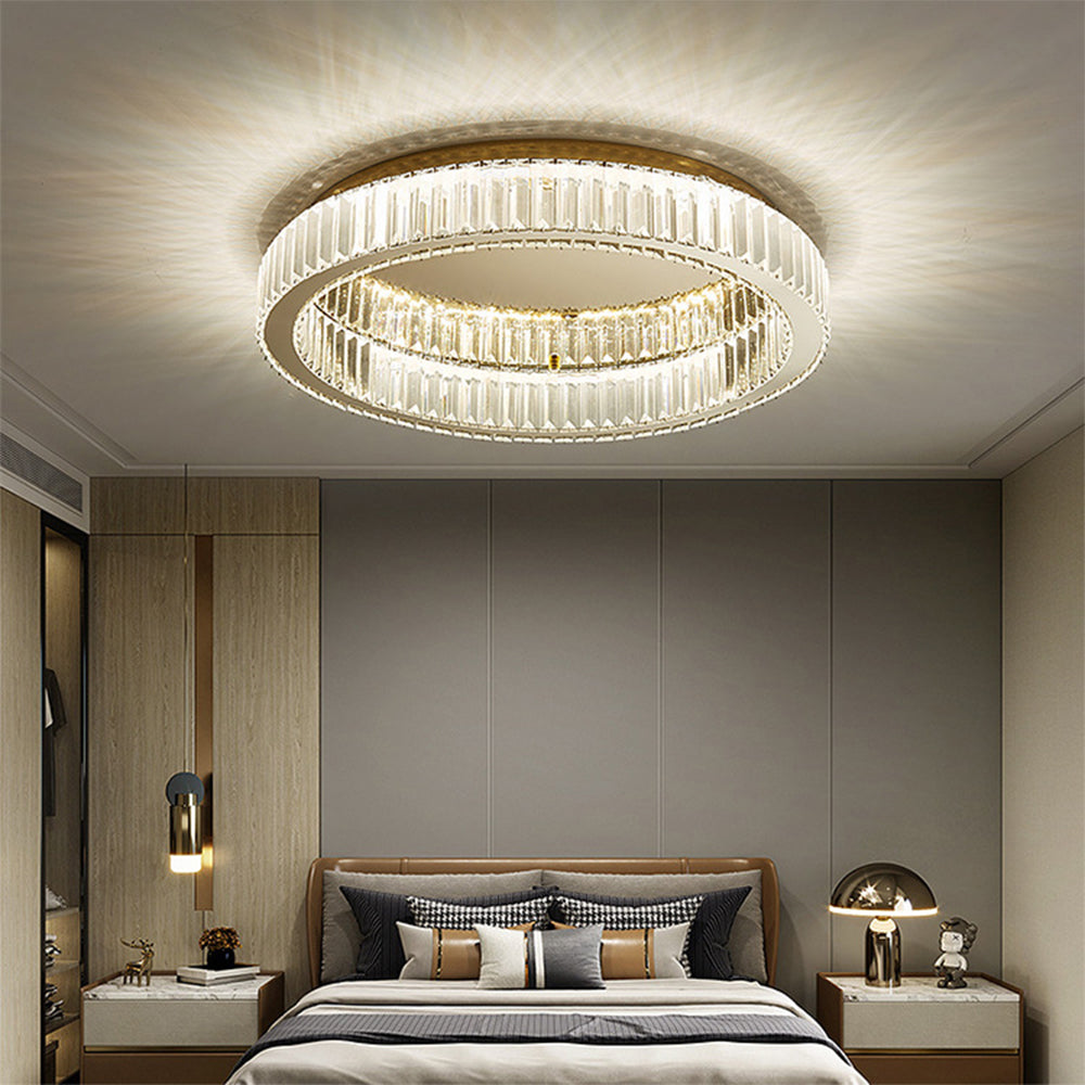 Elegant Crystal Halo Light