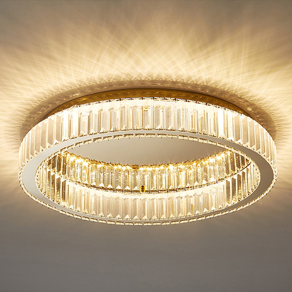 Elegant Crystal Halo Light