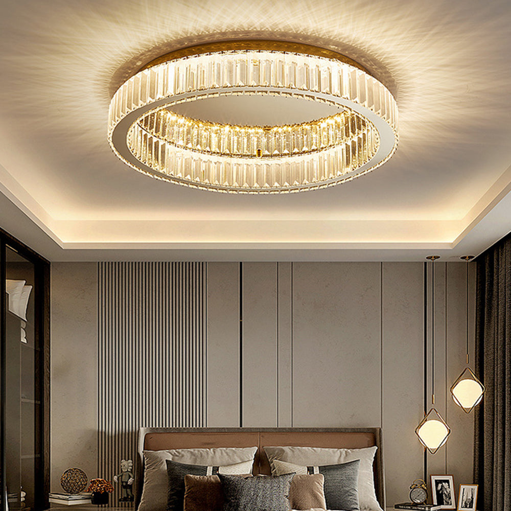 Elegant Crystal Halo Light