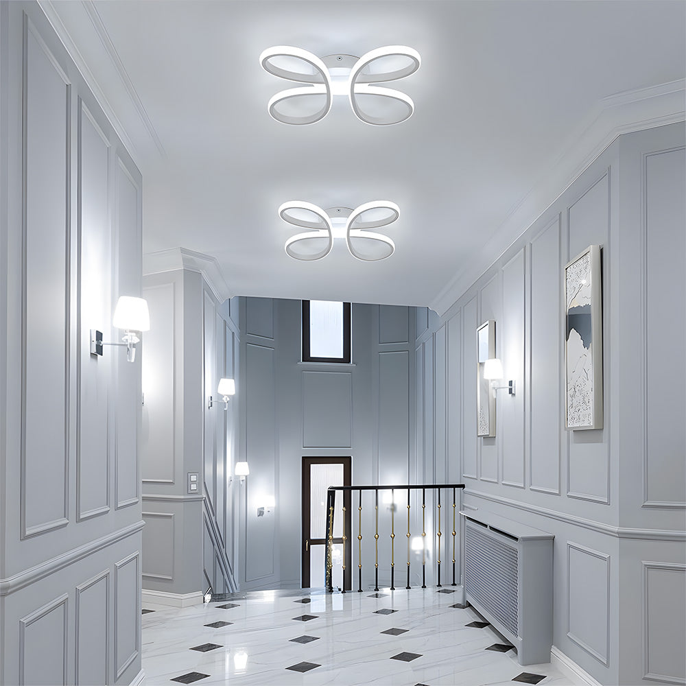 Sculptural Iron Bedroom Light