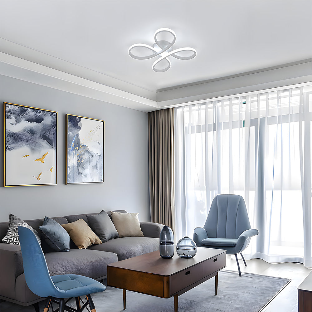 Sculptural Iron Bedroom Light