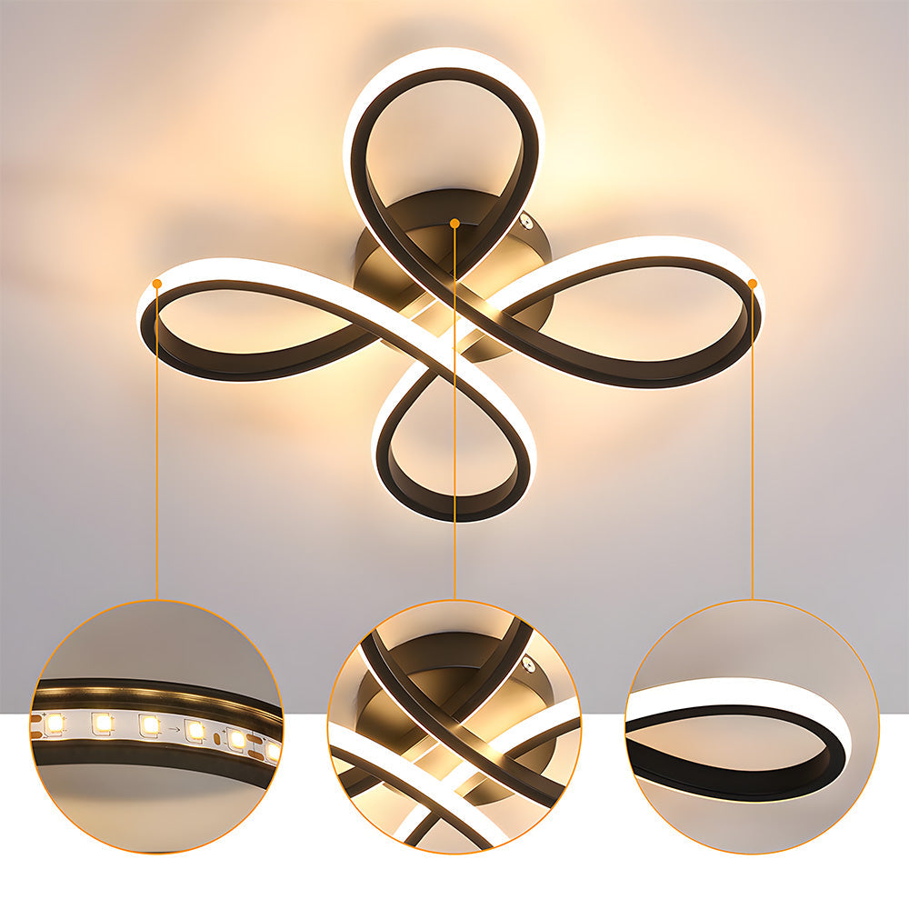Sculptural Iron Bedroom Light