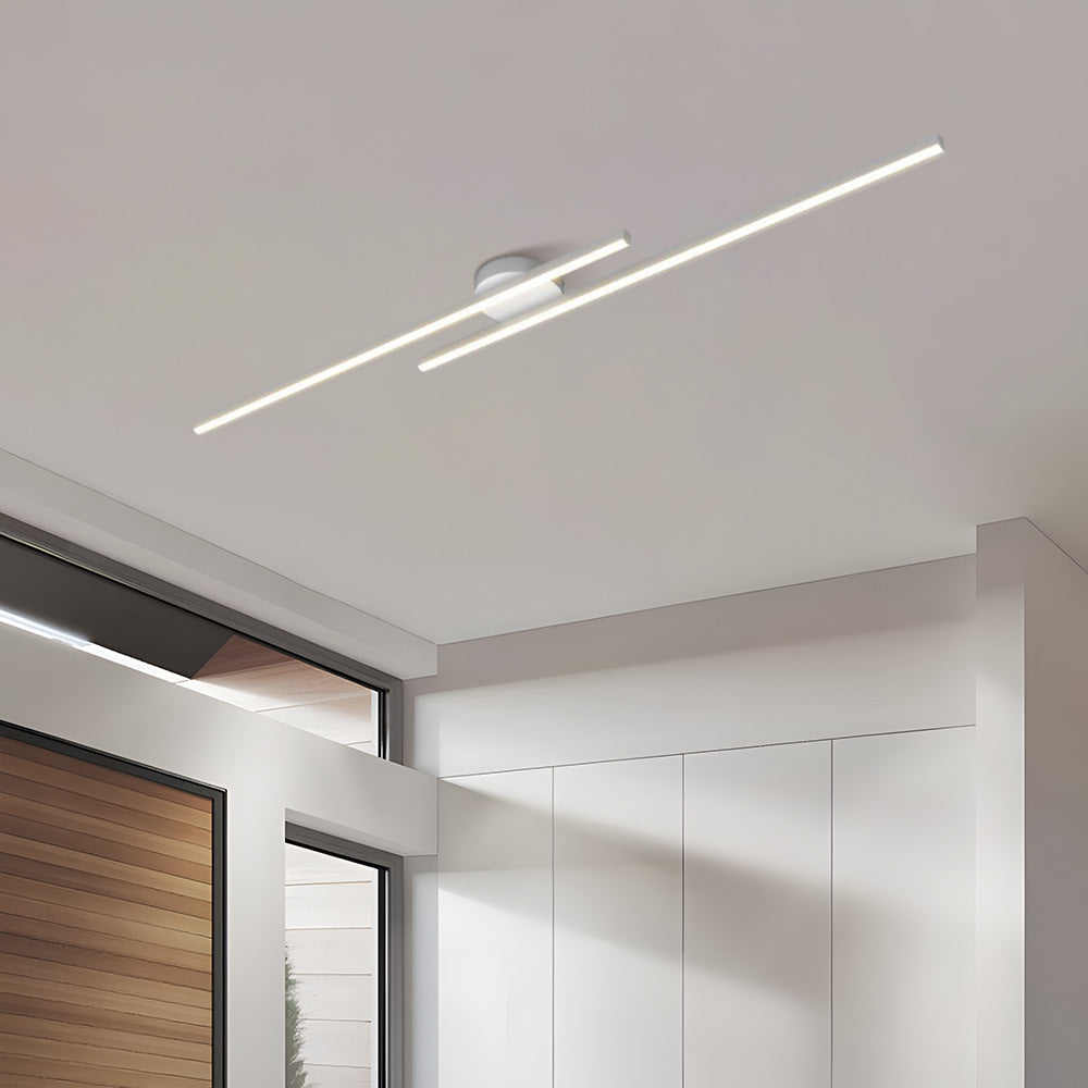Elongated Aluminum LED Ceiling Light