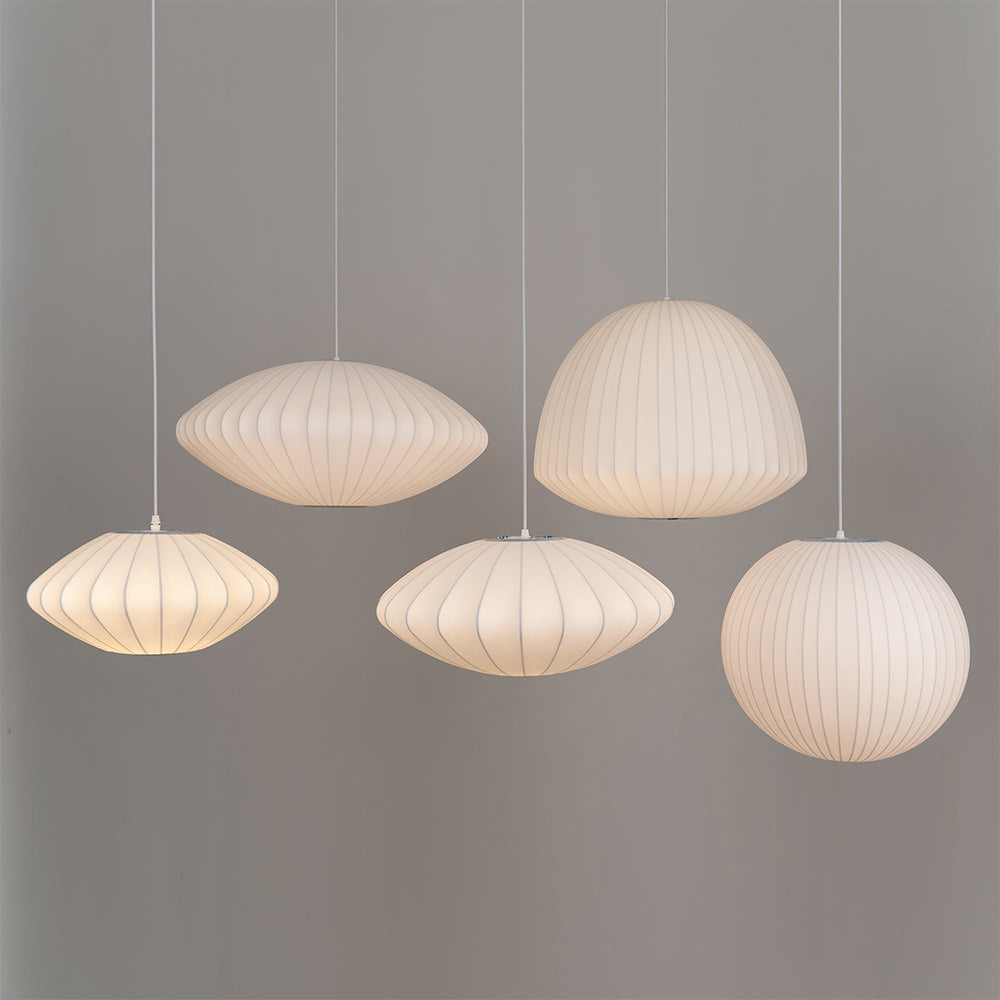 White Lantern Pendant Light