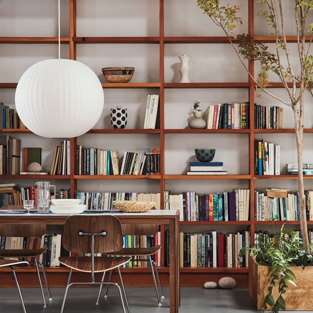 White Lantern Pendant Light