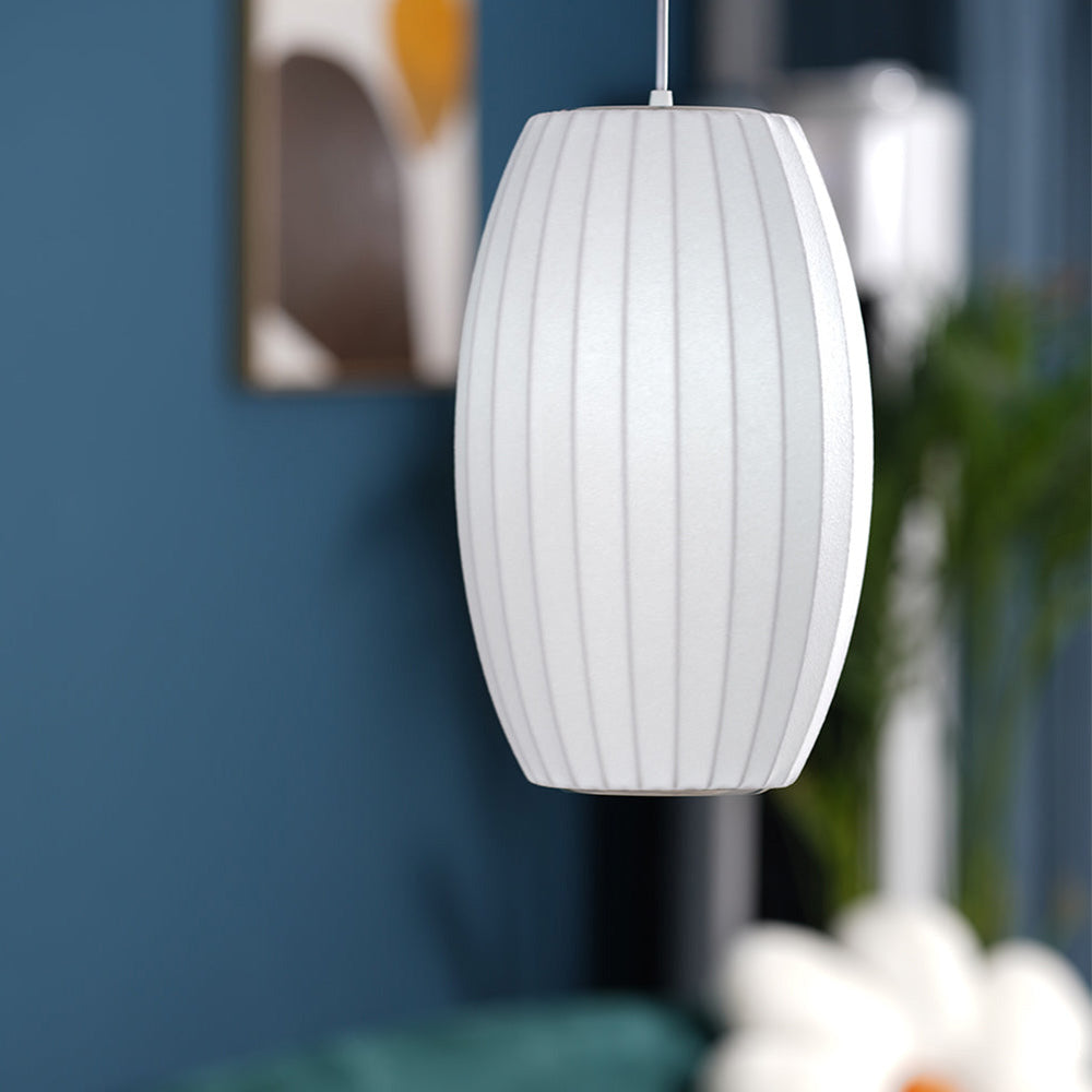 White Lantern Pendant Light