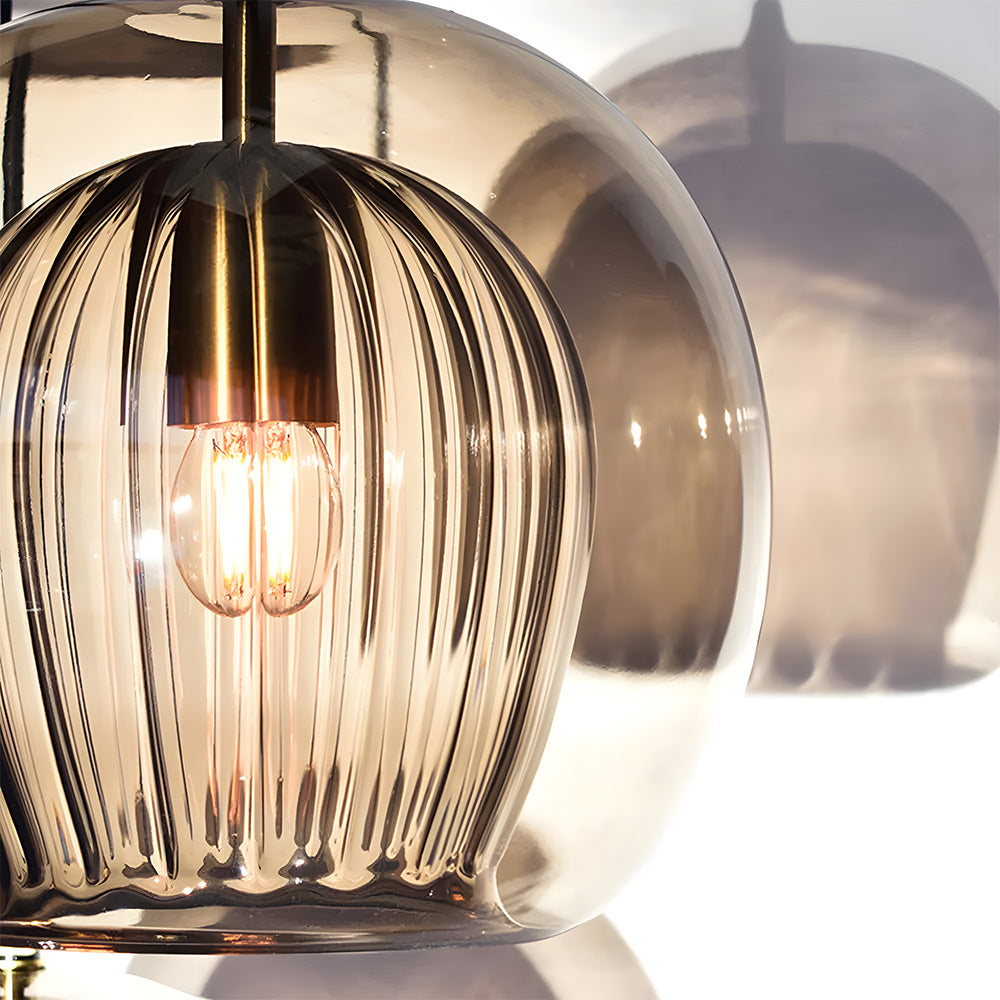 Spherical Glass Pendant Light