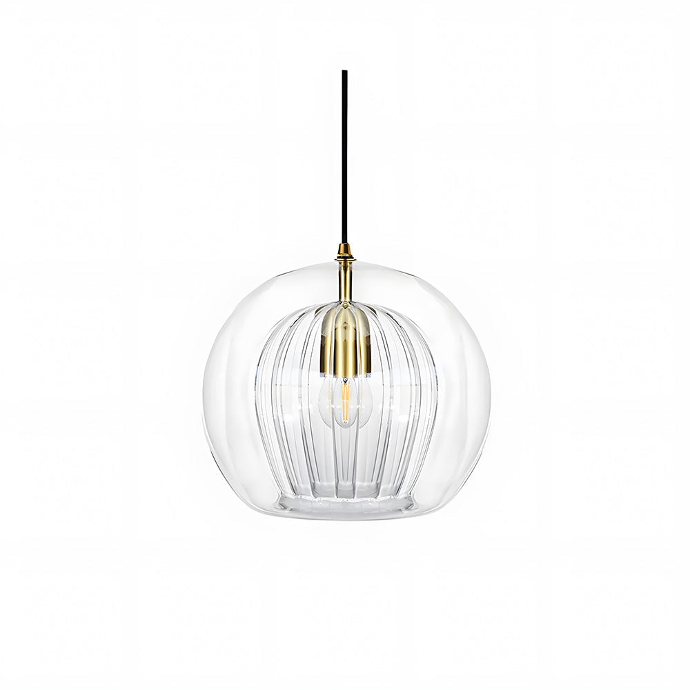 Spherical Glass Pendant Light