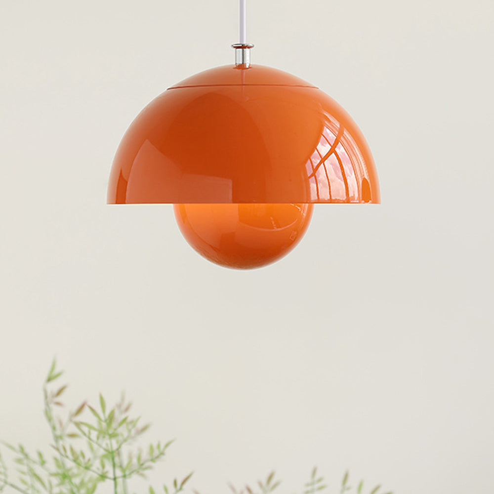 Sleek Metal Hanging Light