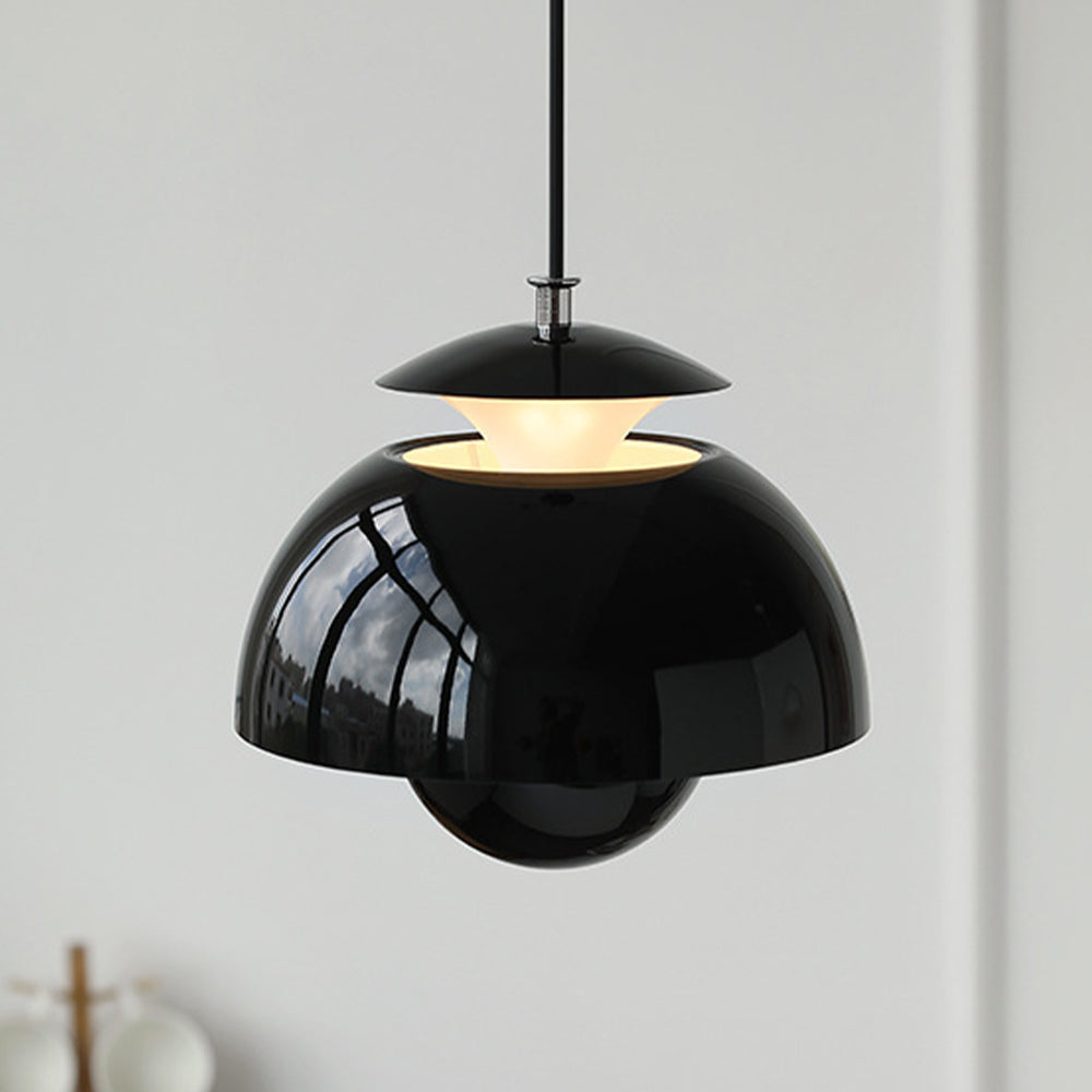 Sleek Metal Hanging Light