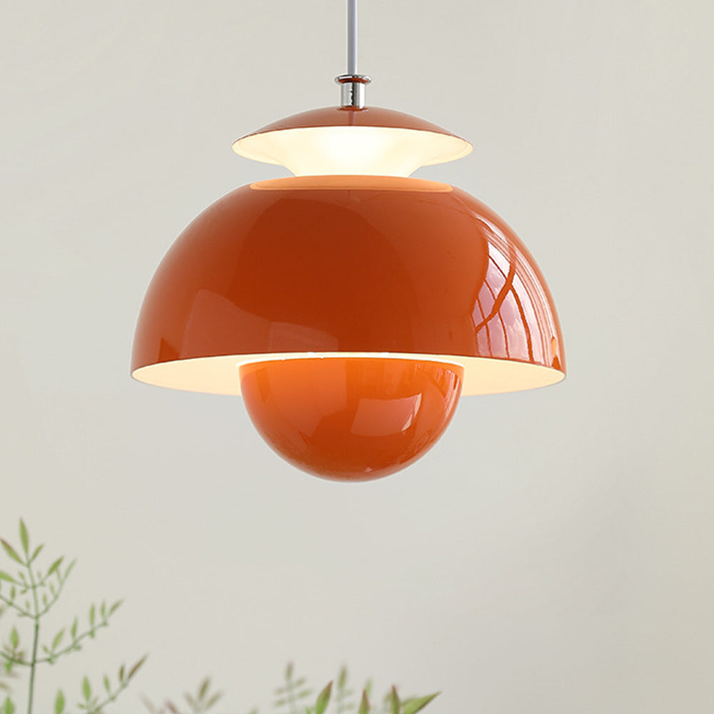 Sleek Metal Hanging Light