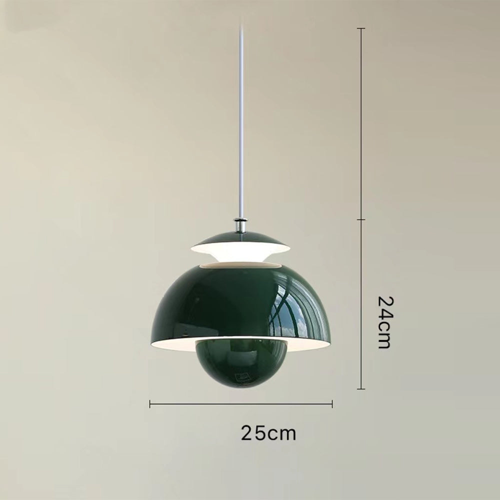 Sleek Metal Hanging Light