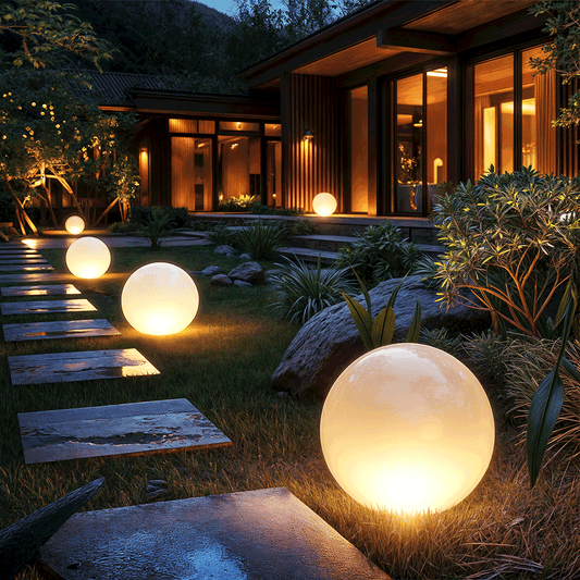 Modern Spherical LED Garden Light