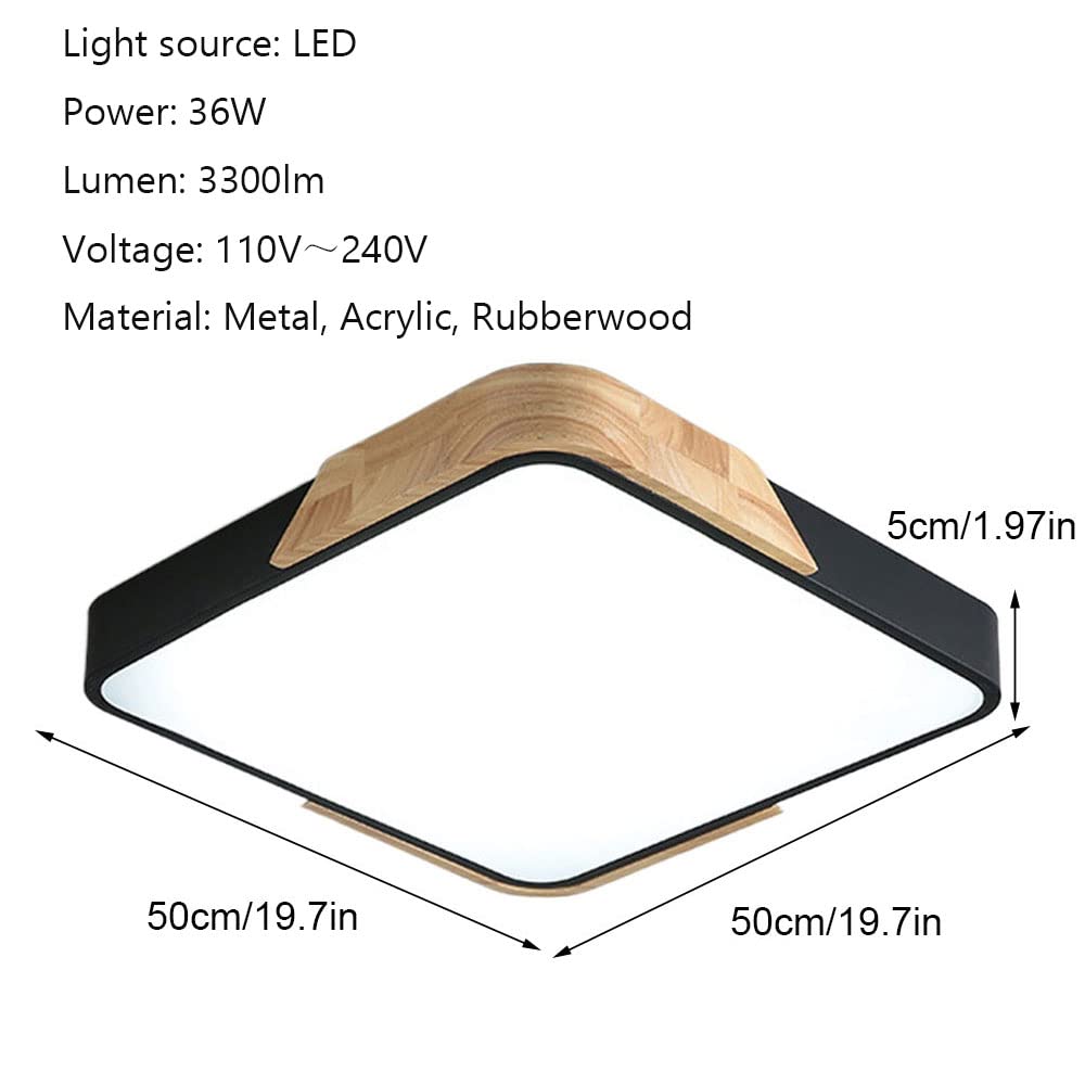 Colorful Square LED Ceiling Light