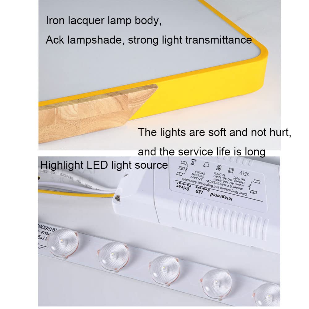 Colorful Square LED Ceiling Light