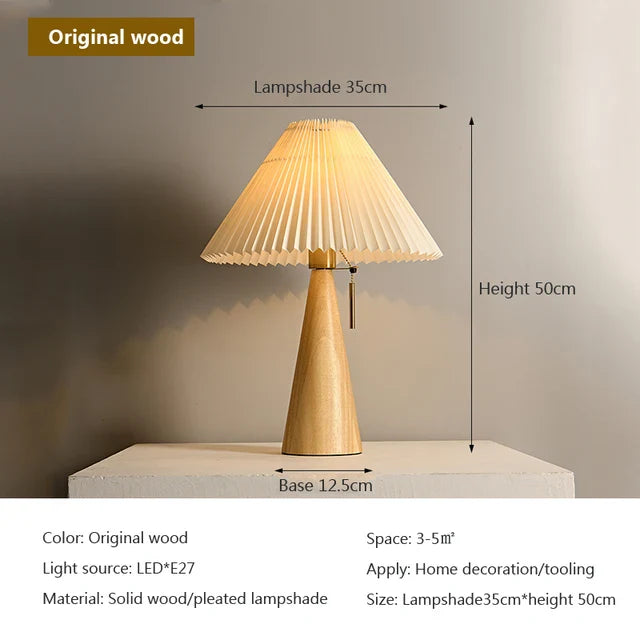 Tranquil Wooden Glow Lamp