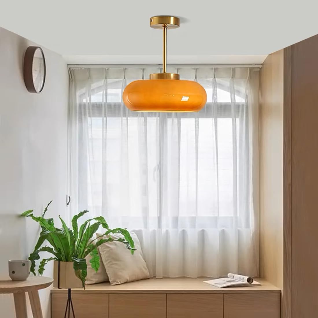Vintage Glass Ceiling Light