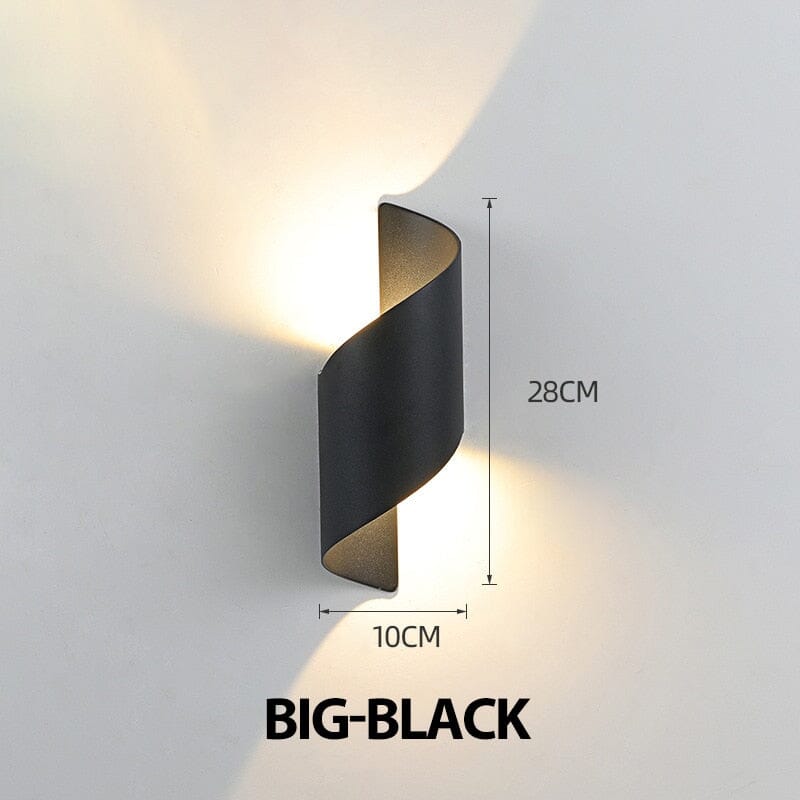 Spiral Design LED Wall Sconce