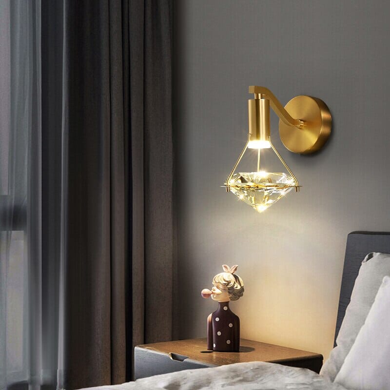 Diamond Cut Wall Sconce