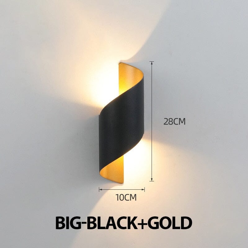 Spiral Design LED Wall Sconce