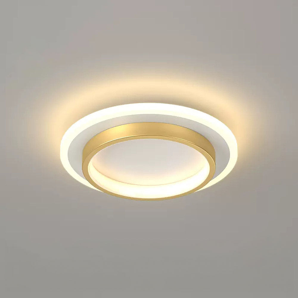 Round Metal & Acrylic Ceiling Light