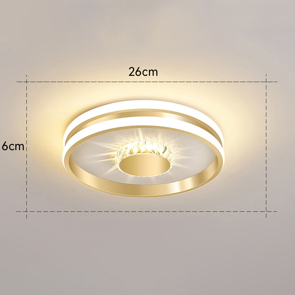 Crystal Luxe Hallway Light