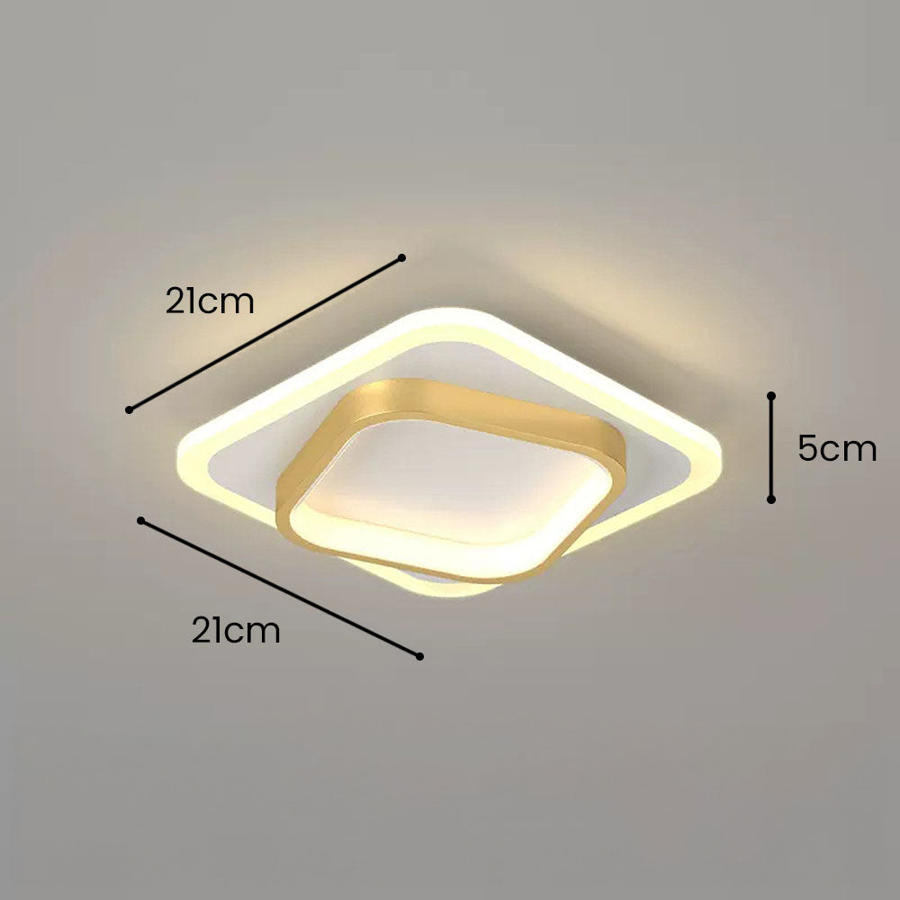 Gold Square LED Panel