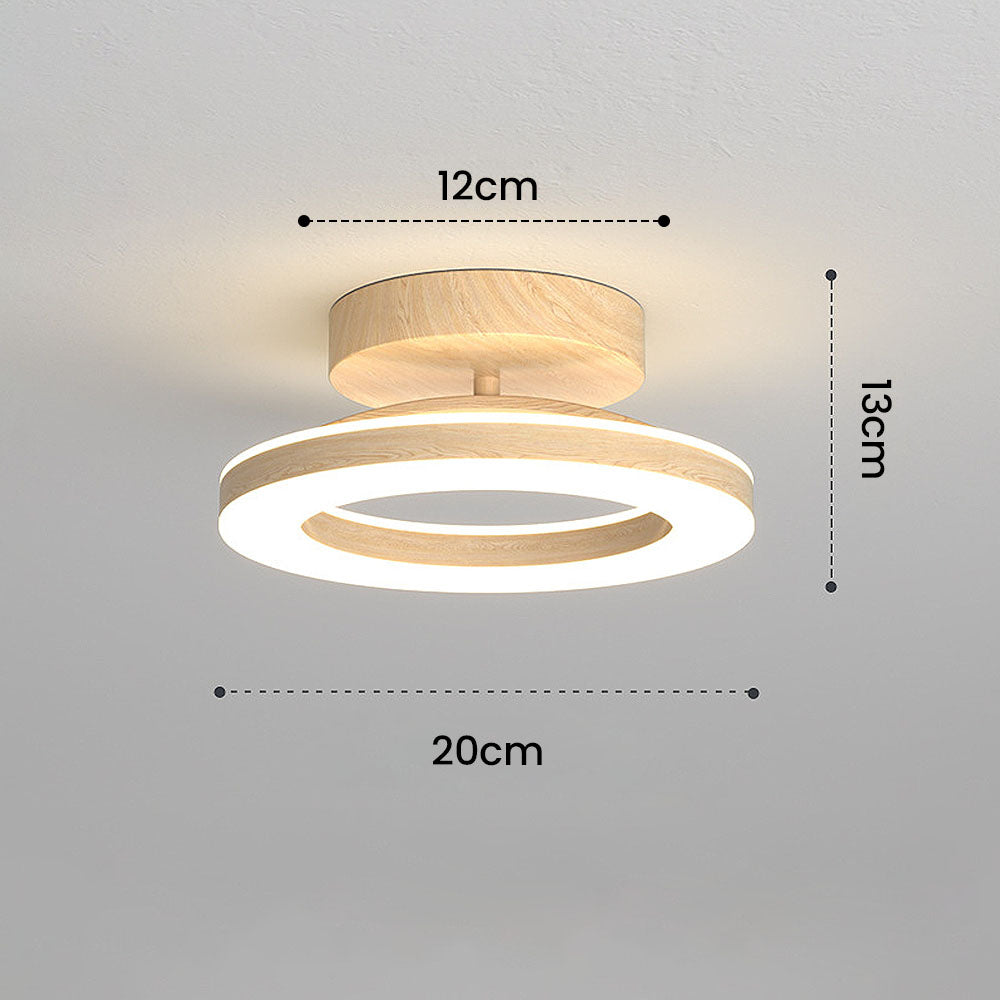 Slim Acrylic Flush Mount Light
