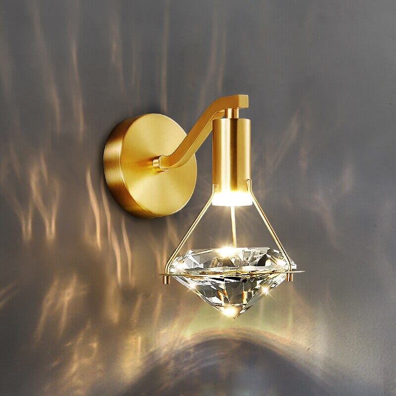 Diamond Cut Wall Sconce